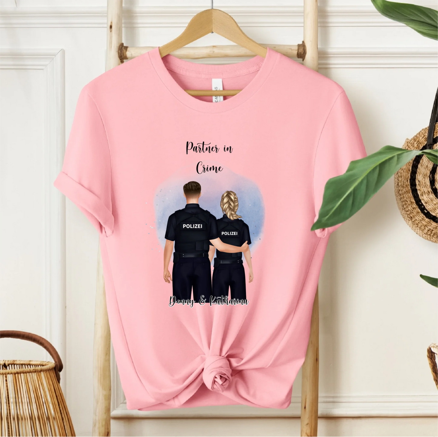 Polizist & Polizistin T-Shirt (2-3 Personen)
