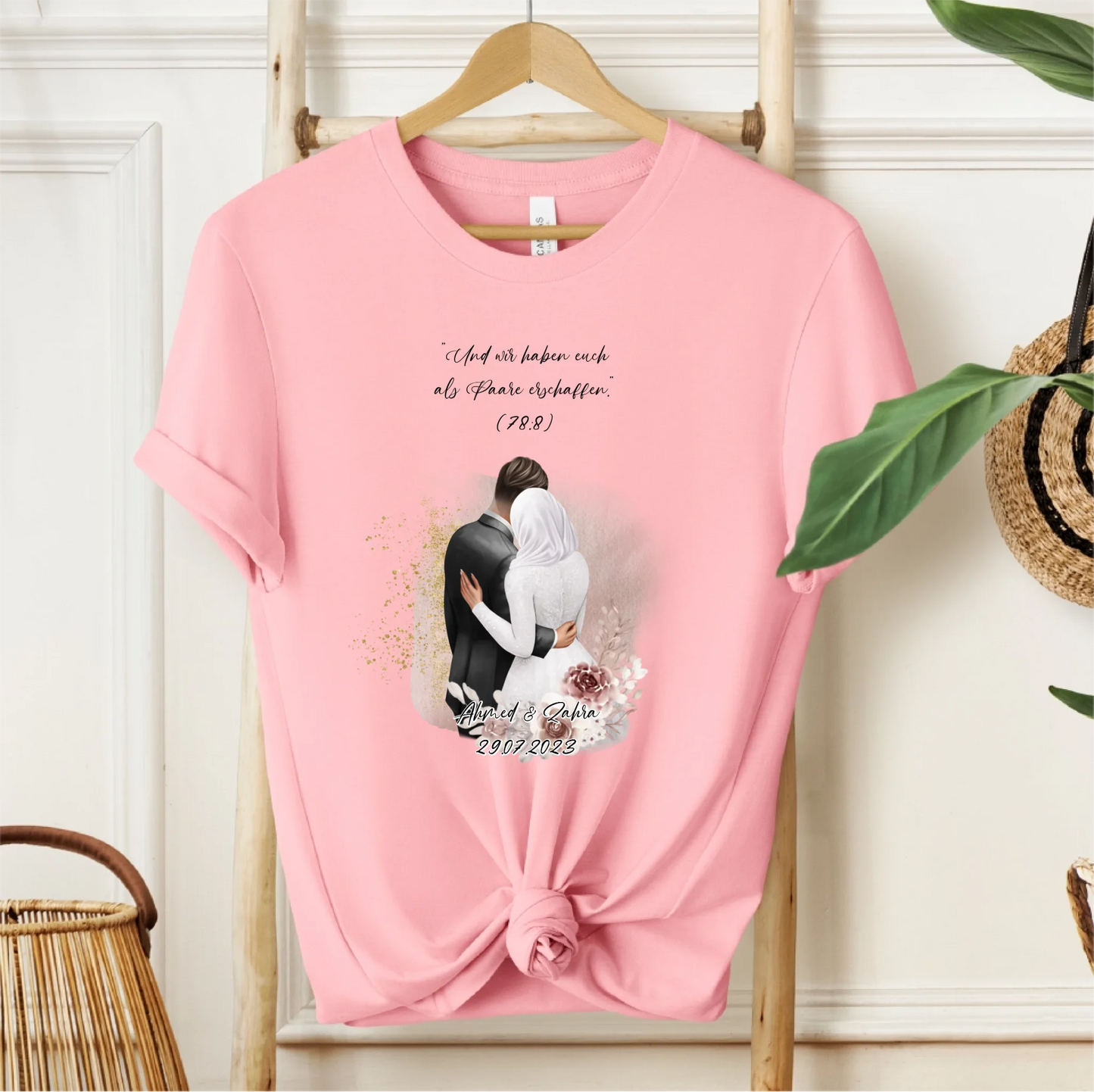 Paar Personalisiertes T-Shirt