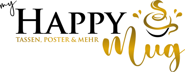 My Happy Mug Germany Logo. Personalisierte Tassen, Poster und mehr