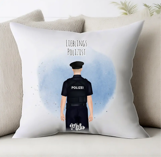 Polizei Geschenk Kissen