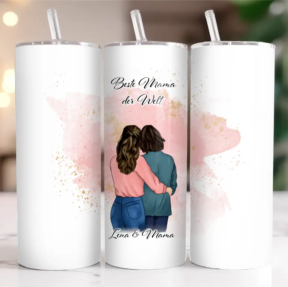 1-3 Töchter & Mama Tasse / Thermobecher