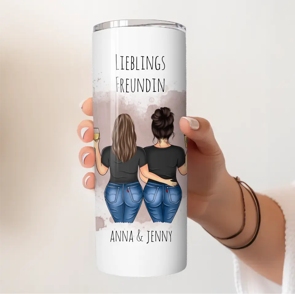 Curvy Freundinnen Tasse / Thermobecher