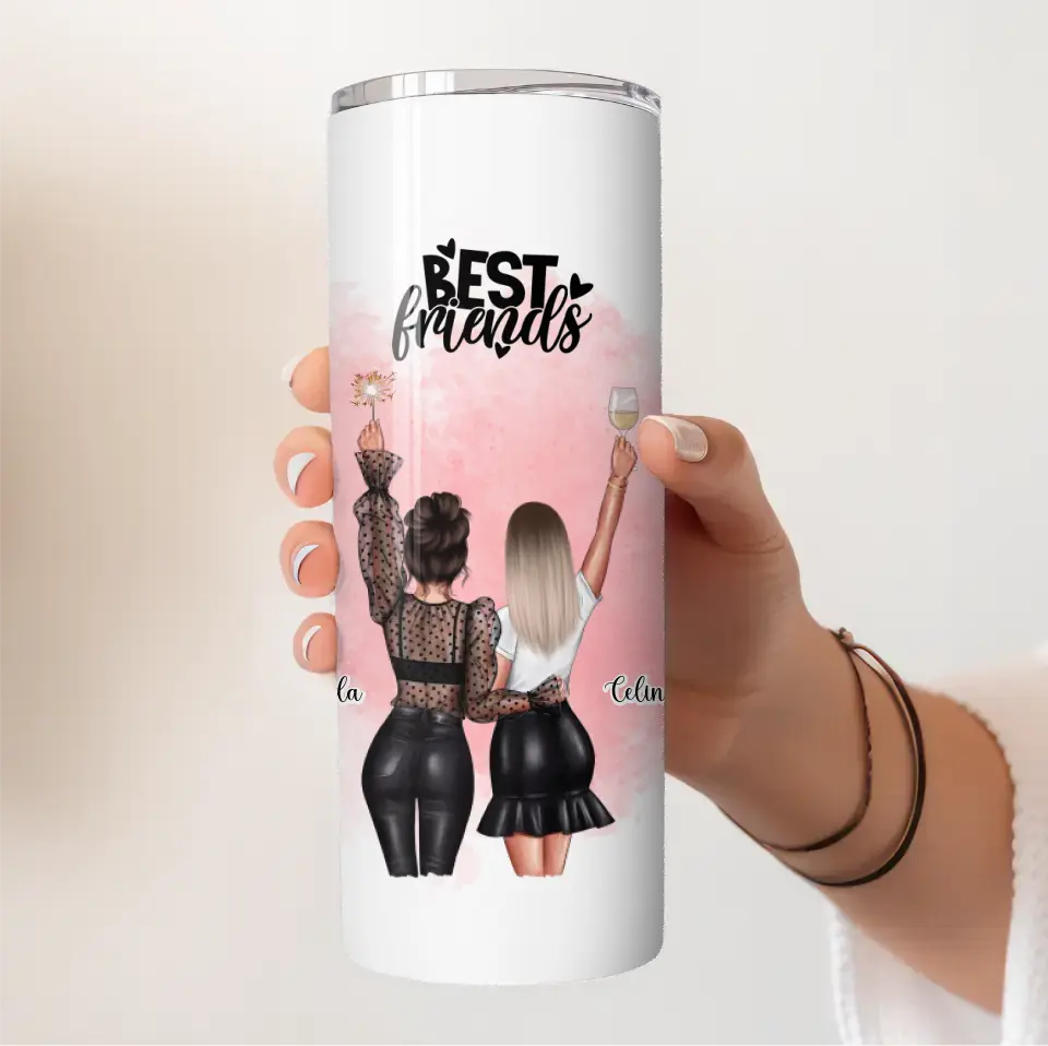 2- 3 Beste Freundinnen Tasse / Thermobecher