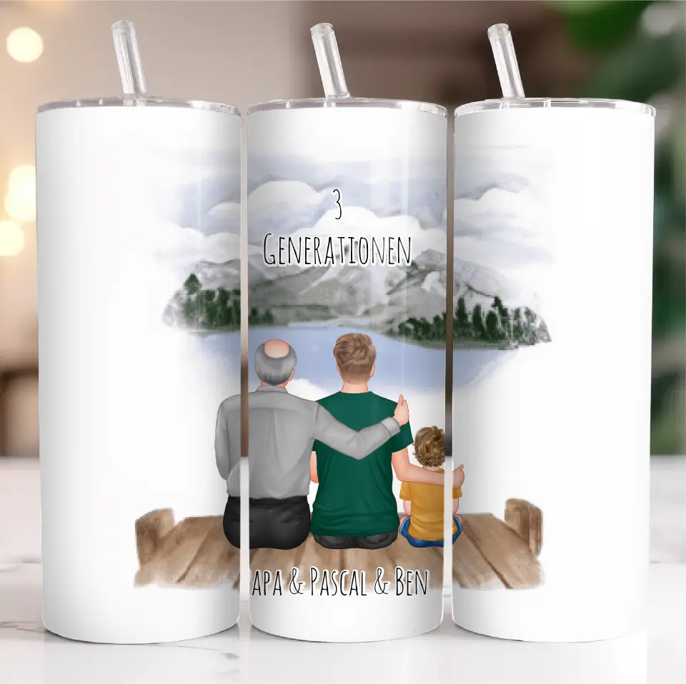 Vater, Sohn & Enkel Tasse / Thermobecher
