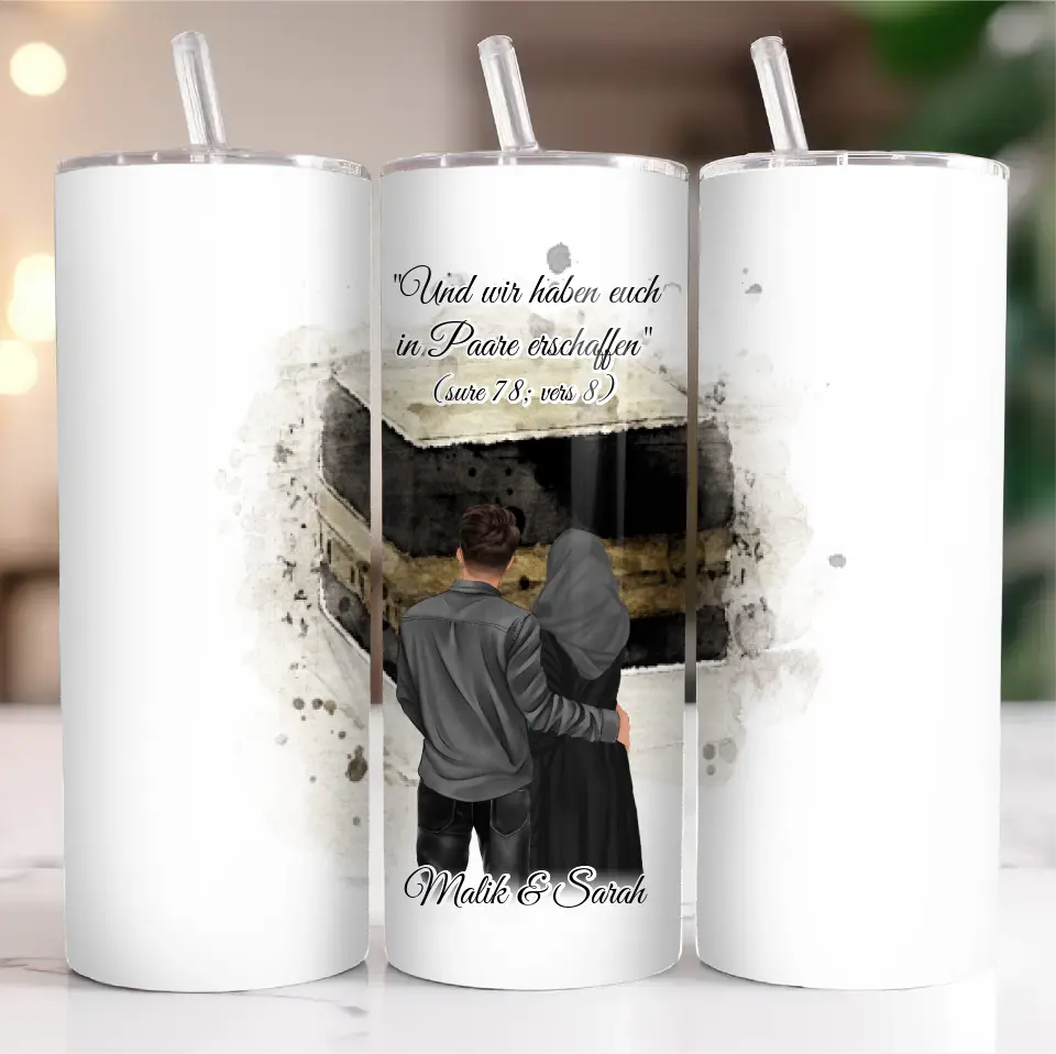 Muslim Couple Tasse / Thermobecher