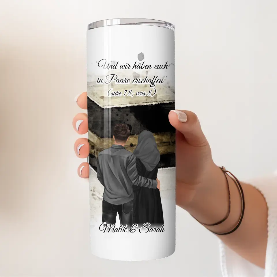 Muslim Couple Tasse / Thermobecher