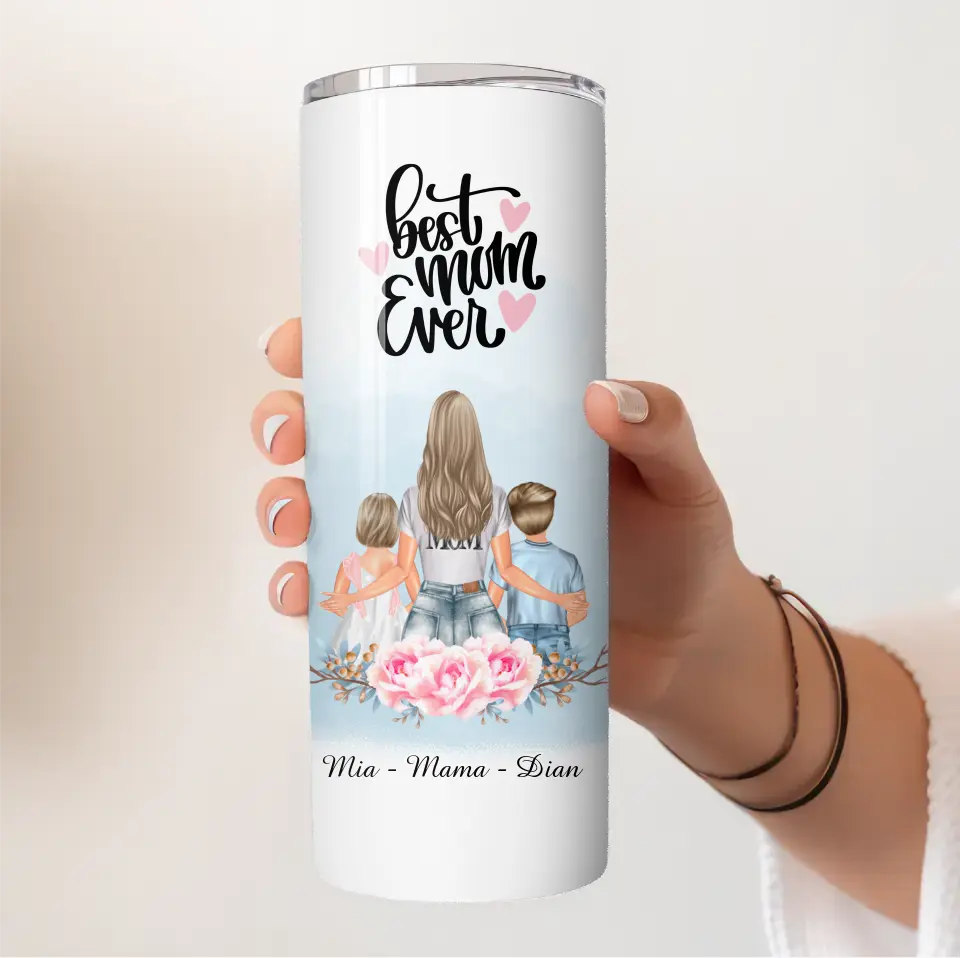 Mama & Kinder Tasse / Thermobecher