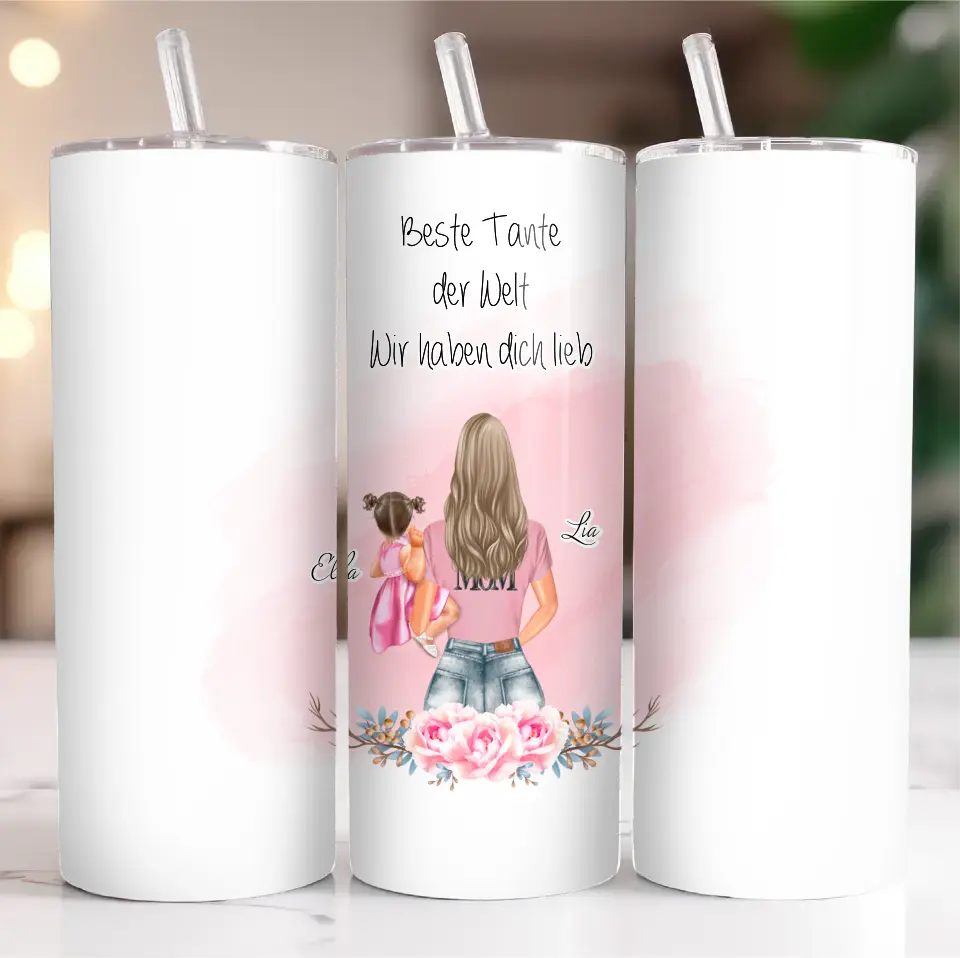 Mama mit Baby Tasse / Thermobecher