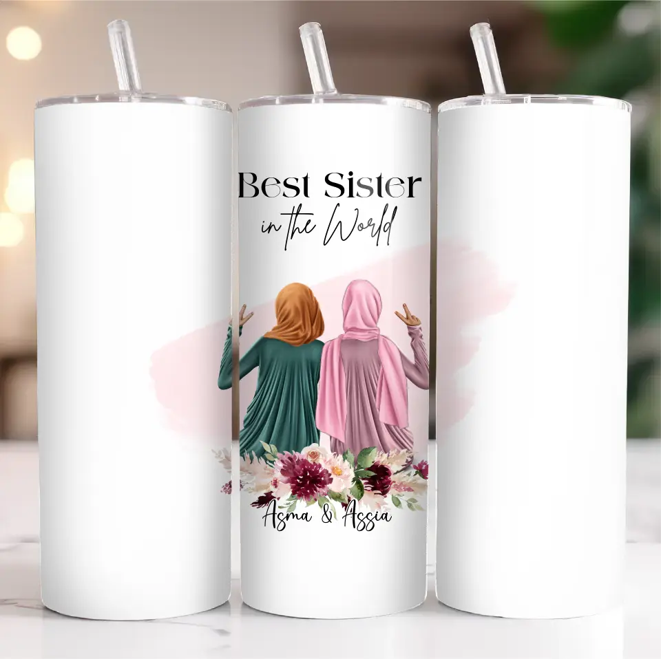 Hijab/Haare 2-4 Freundinnen Tasse / Thermobecher