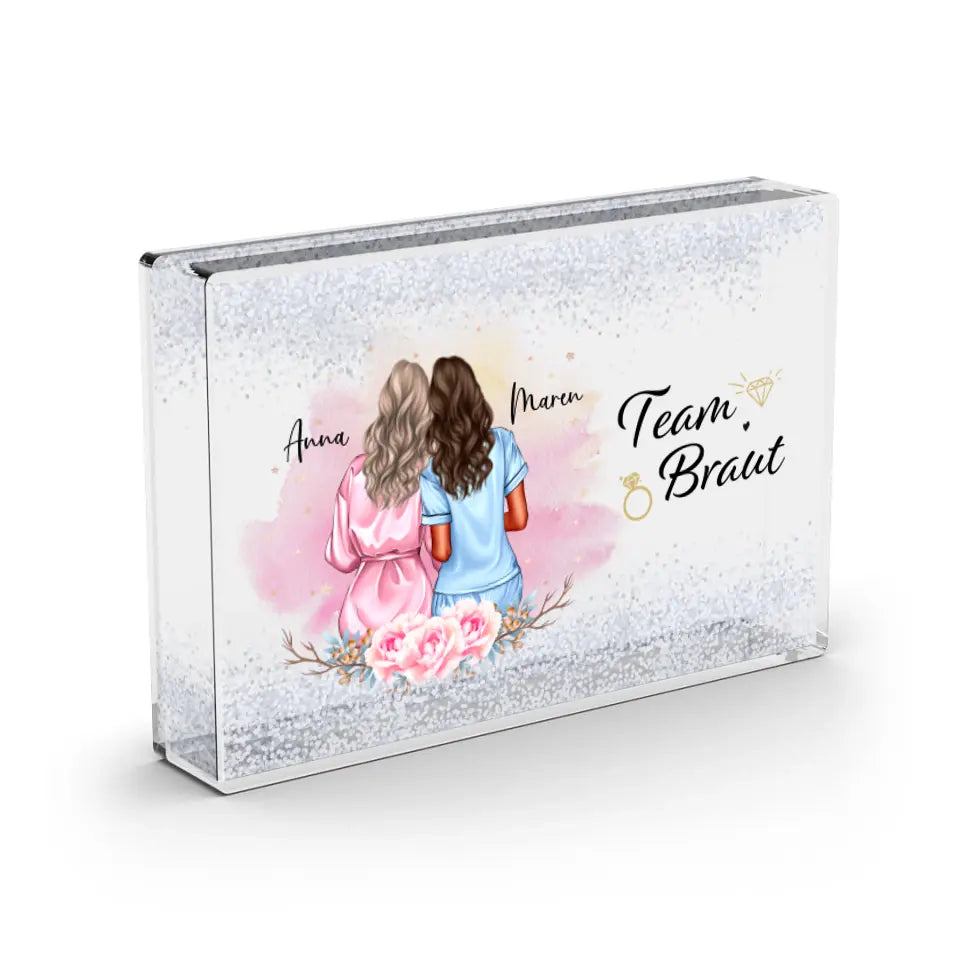 Bride to be - Schneekugel Schnee