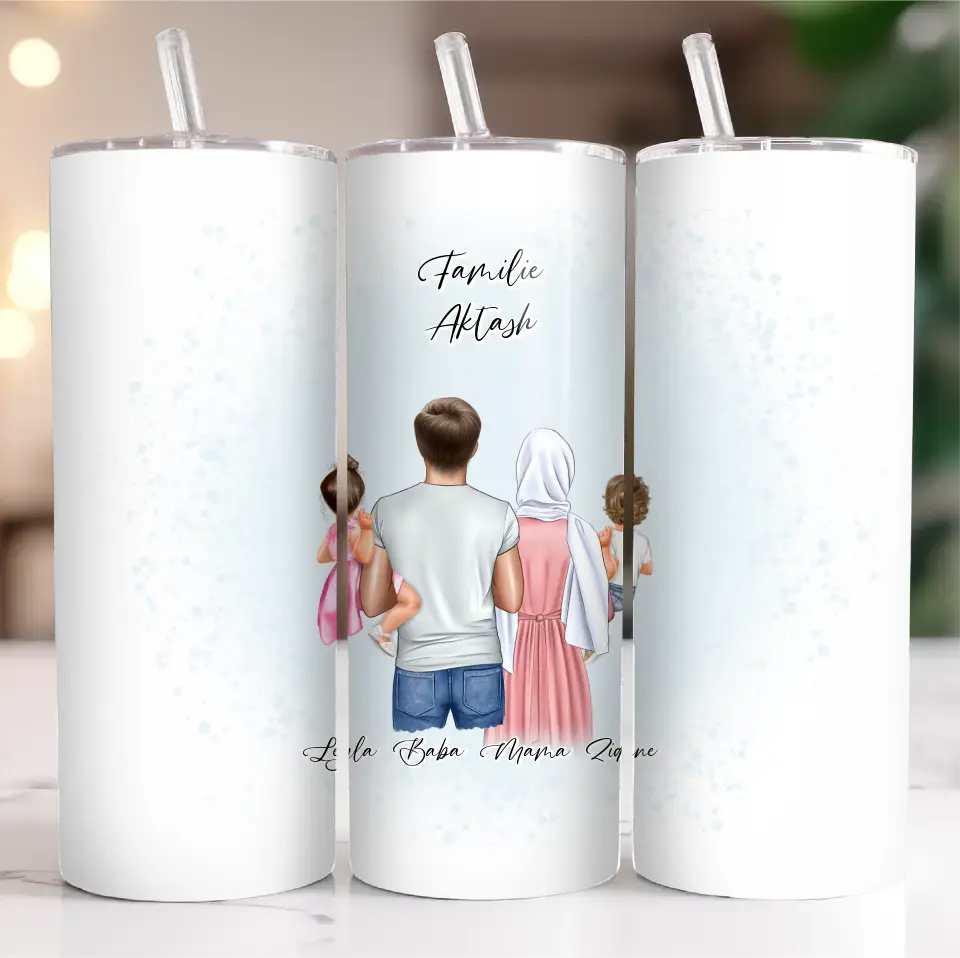 Familie mit 1-2 Kindern Tasse / Thermobecher
