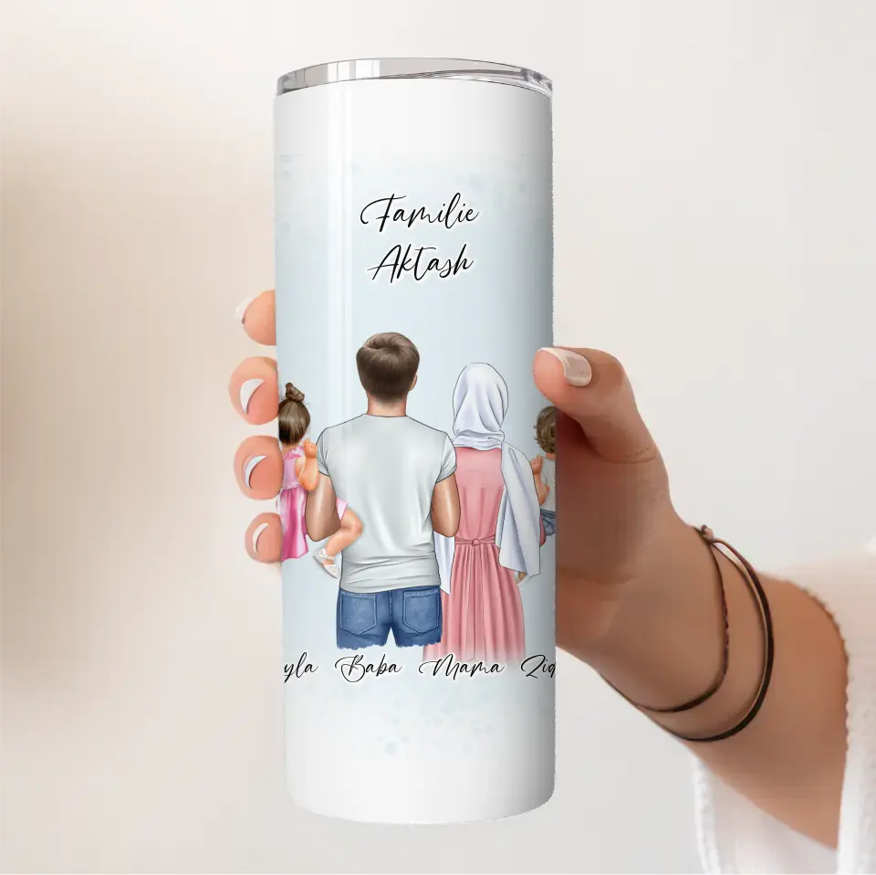 Familie mit 1-2 Kindern Tasse / Thermobecher