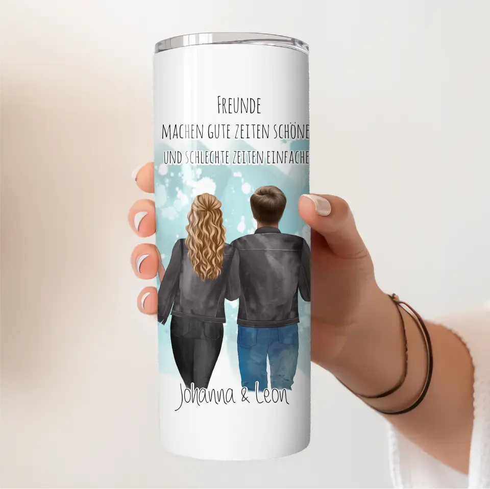 Bester Freund & Beste Freundin Tasse / Thermobecher