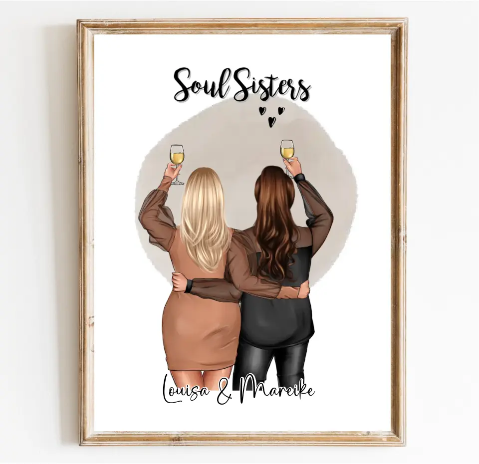 2-3 Plus size Freundinnen Poster