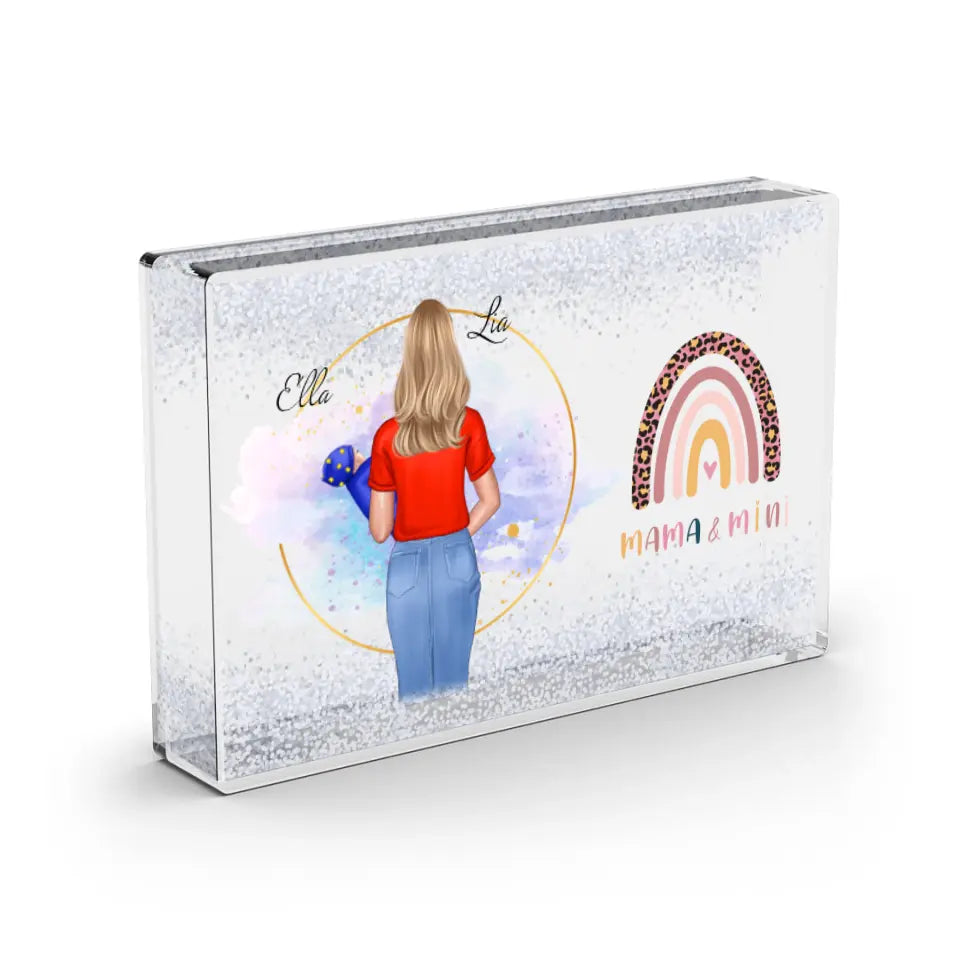 Mutter & Baby - Schneekugel Schnee