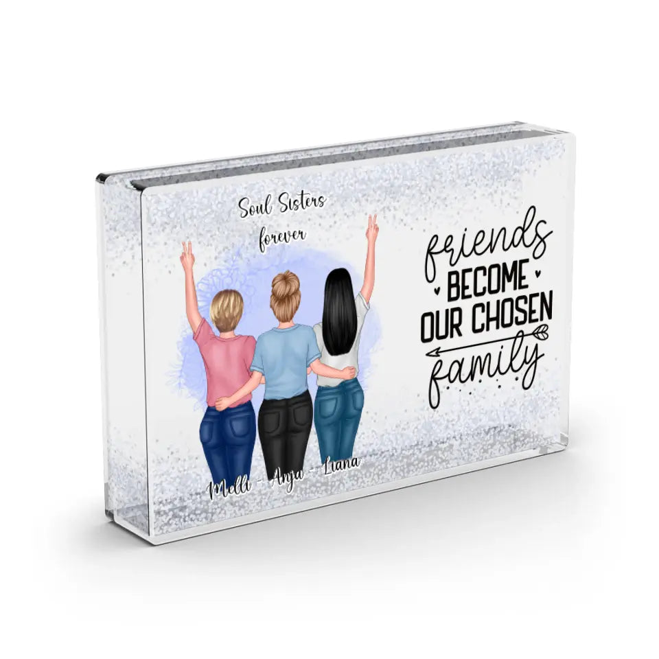 2-4 Freundinnen - Schneekugel Schnee