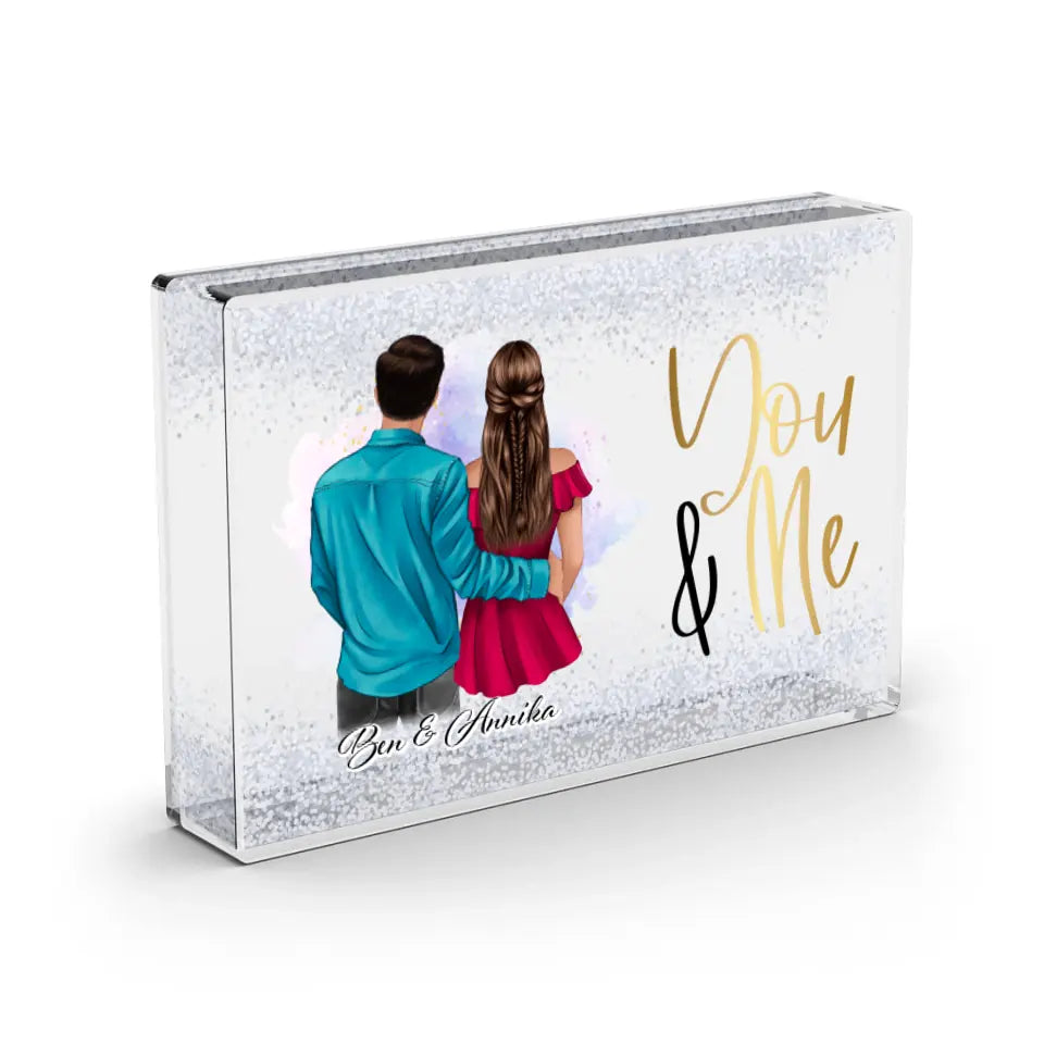 Pärchen - Schneekugel Schnee