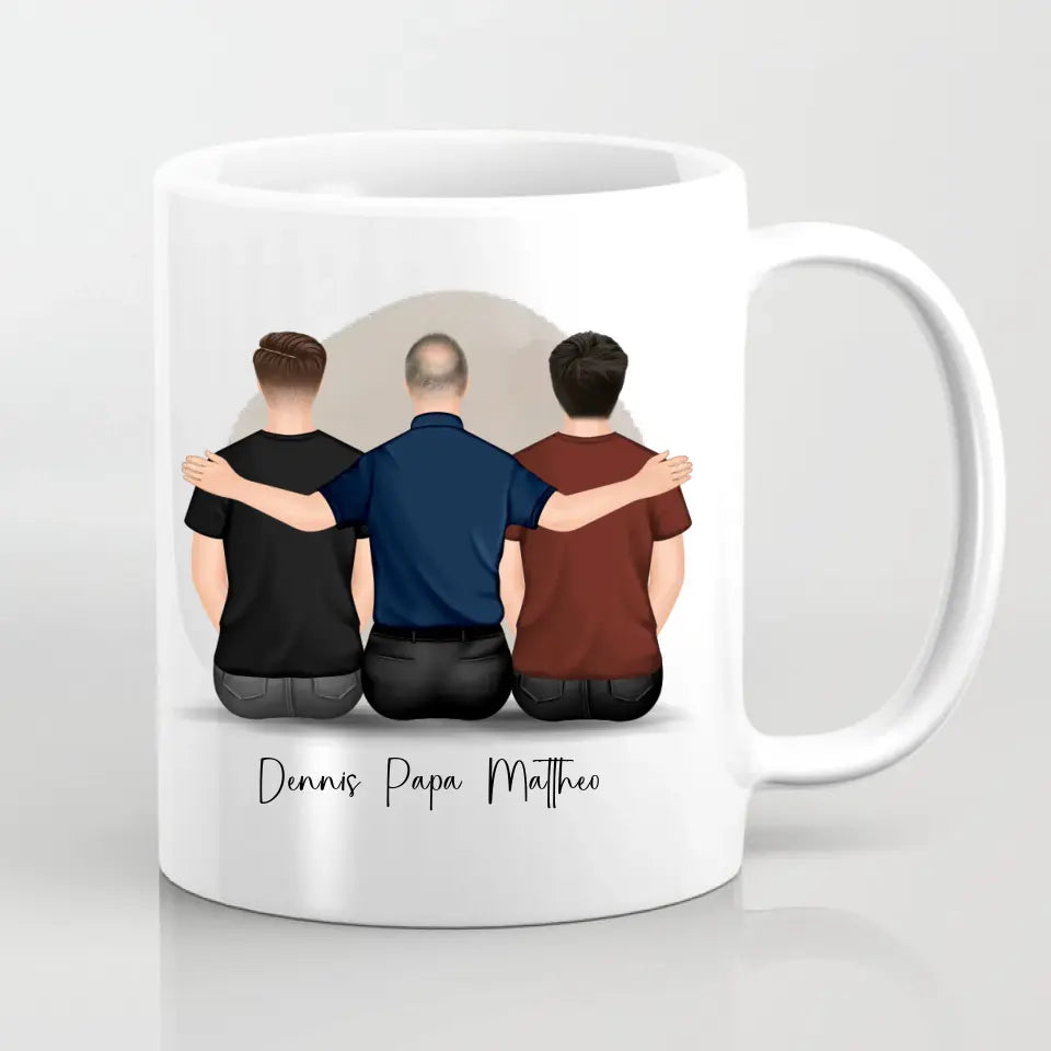 Vater & 1-2 Söhne Tasse / Thermobecher