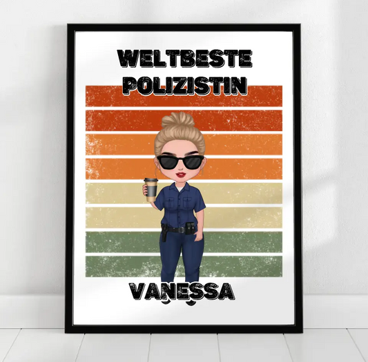 Polizistin Personalisiert