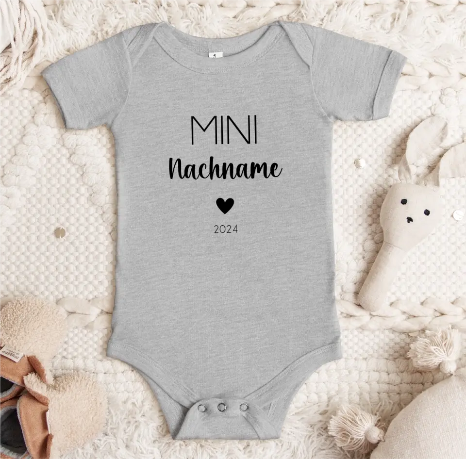 Personalisierter Babybody - kurzarm,langarm,t-shirt