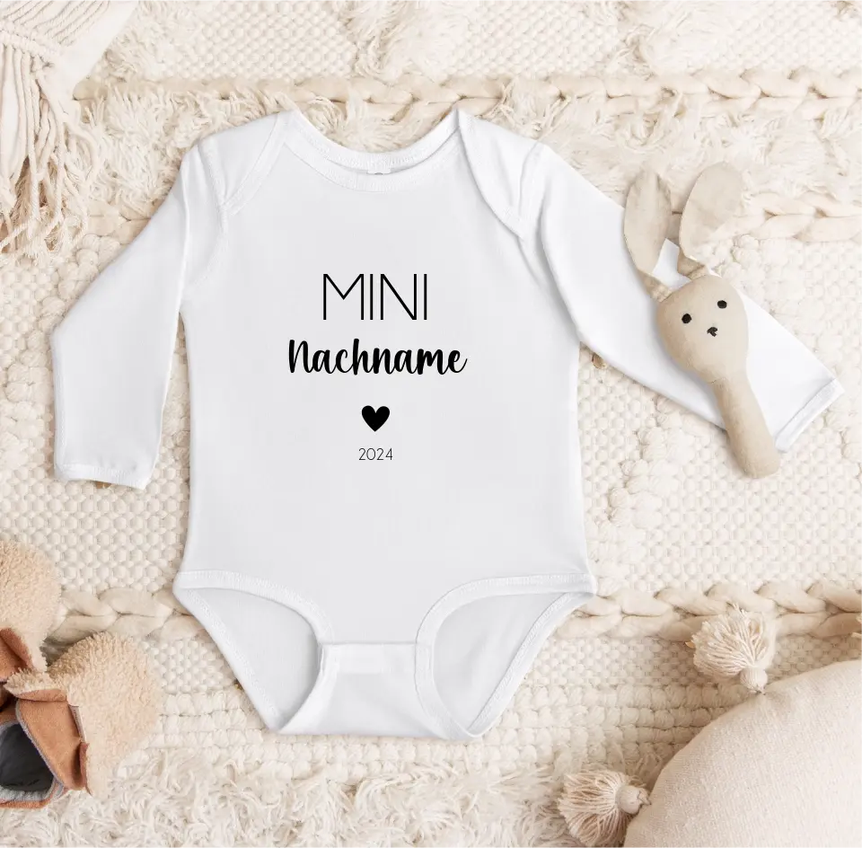 Personalisierter Babybody - kurzarm,langarm,t-shirt