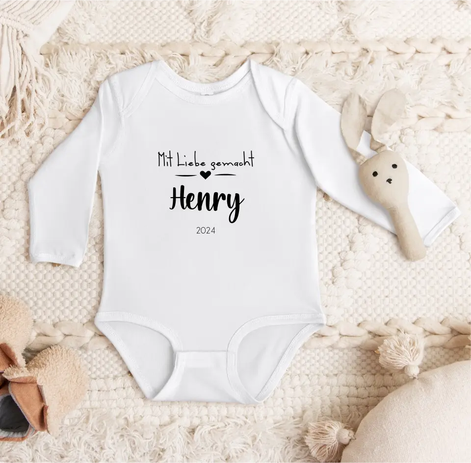 Personalisierter Babybody - kurzarm,langarm,t-shirt