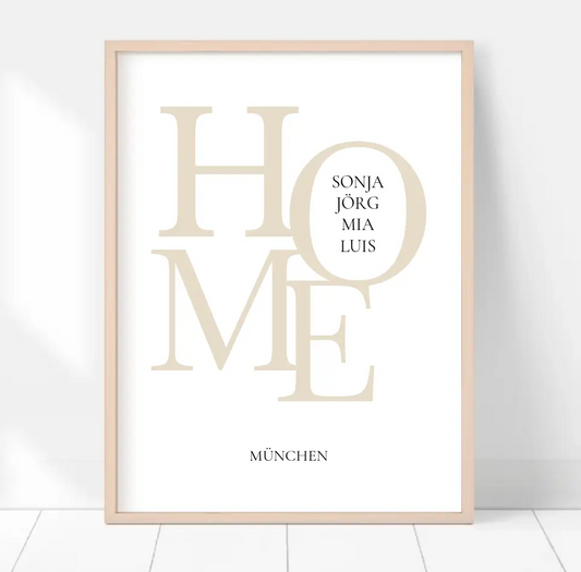 HOME - Familien Poster