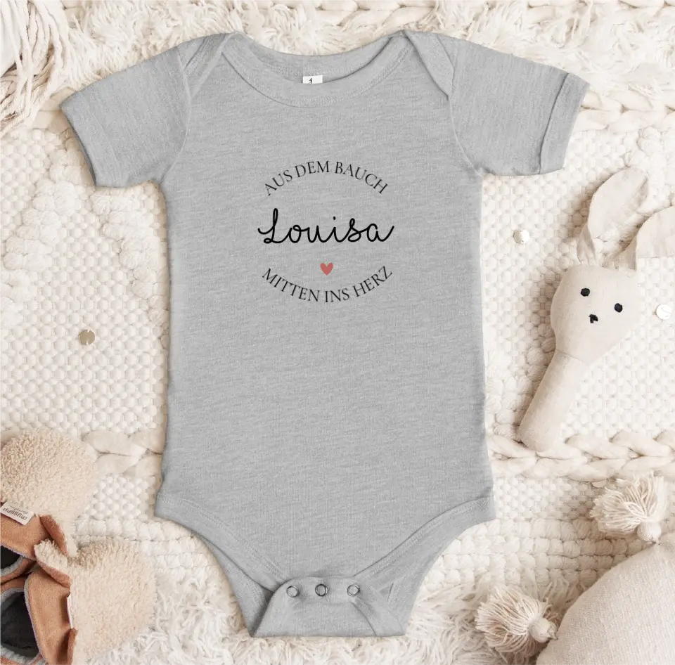 Personalisierter Babybody - kurzarm,langarm,t-shirt