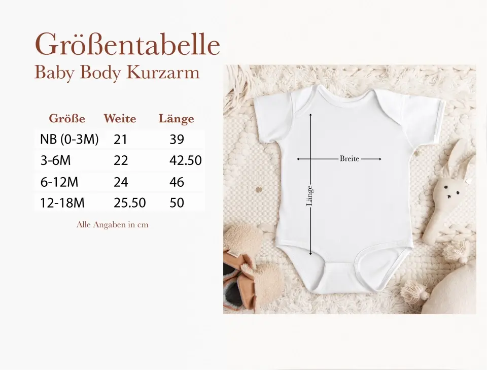 Personalisierter Babybody - kurzarm,langarm,t-shirt