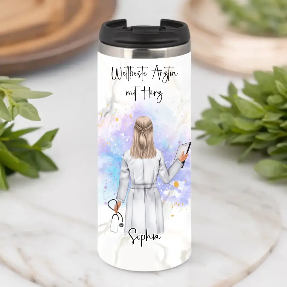 Personalisierte Tasse / Thermobecher Arzt Bestseller #1 Geschenk
