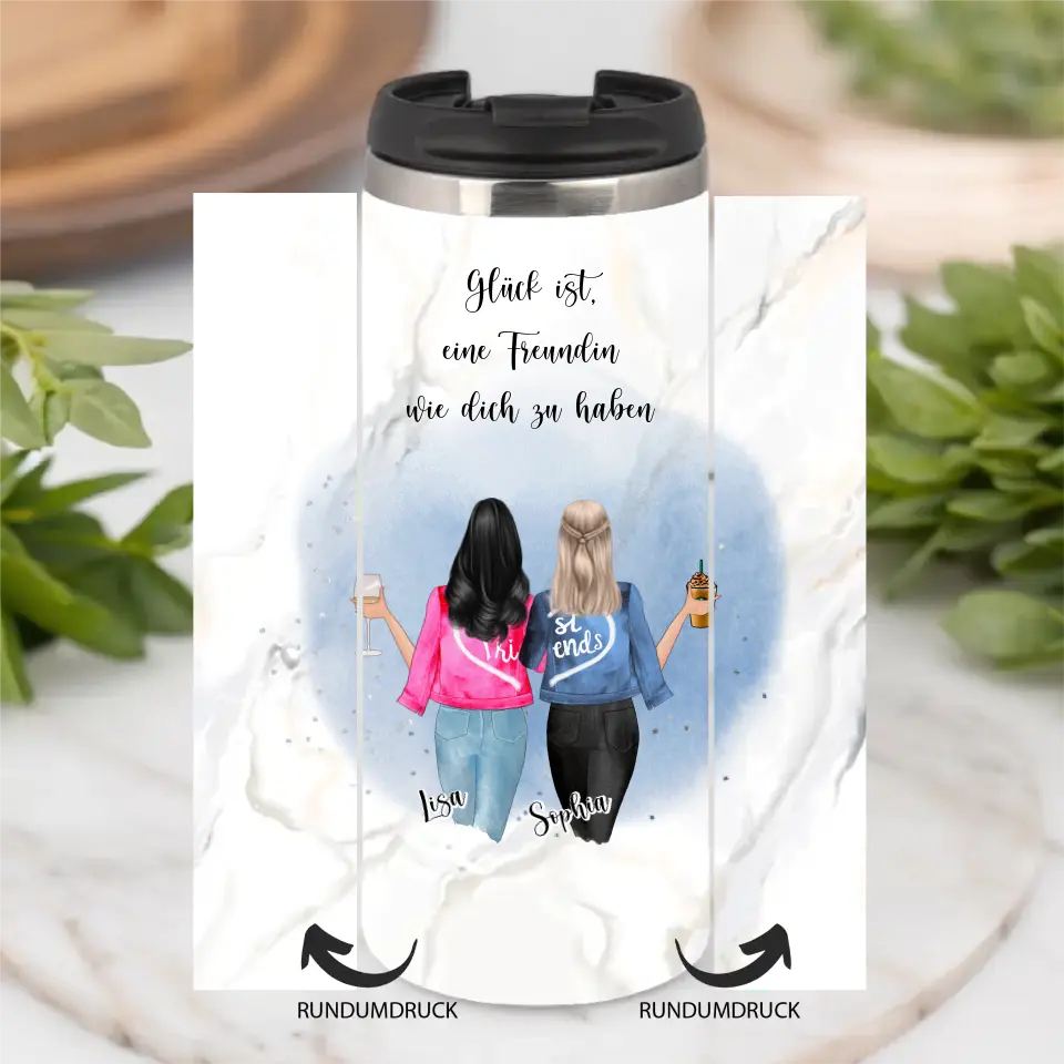 Beste Freundin Tasse / Thermobecher