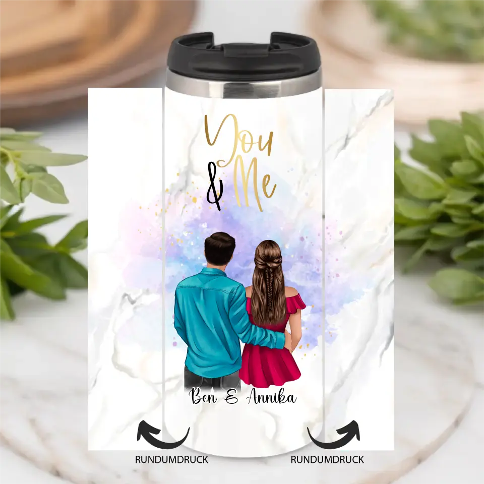 Paar Tasse / Thermobecher