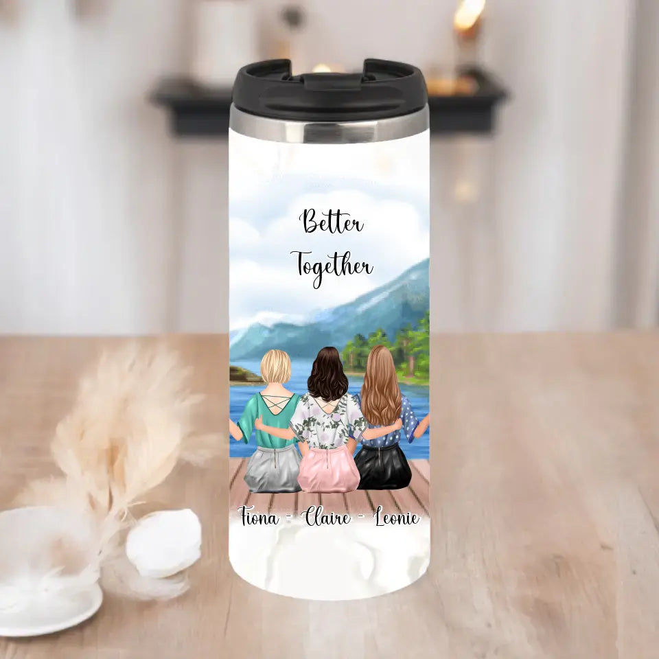 2 - 3 Freundinnen Tasse / Thermobecher