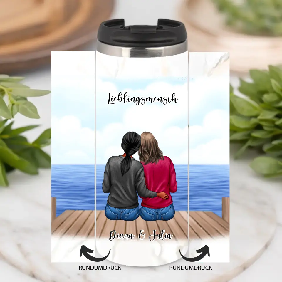 Freundinnen Tasse / Thermobecher