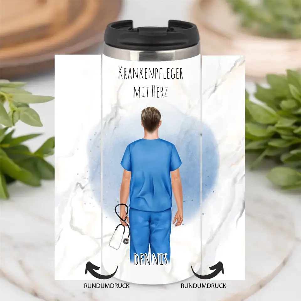 Krankenpfleger Tasse / Thermobecher
