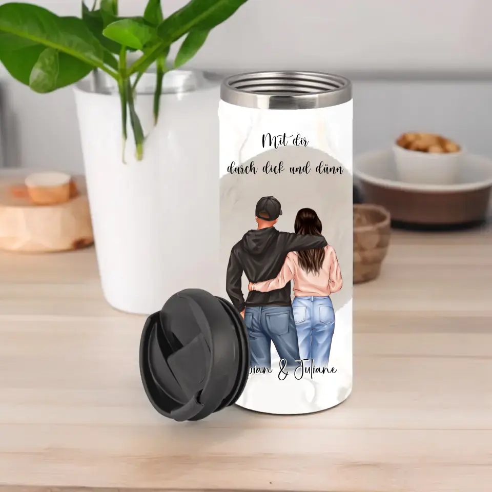 Personalisierte Paar Tasse / Thermobecher