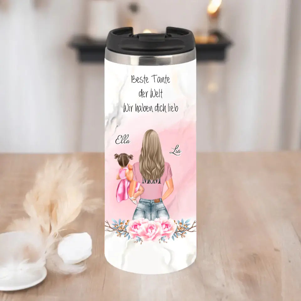 Mama mit Baby Tasse / Thermobecher
