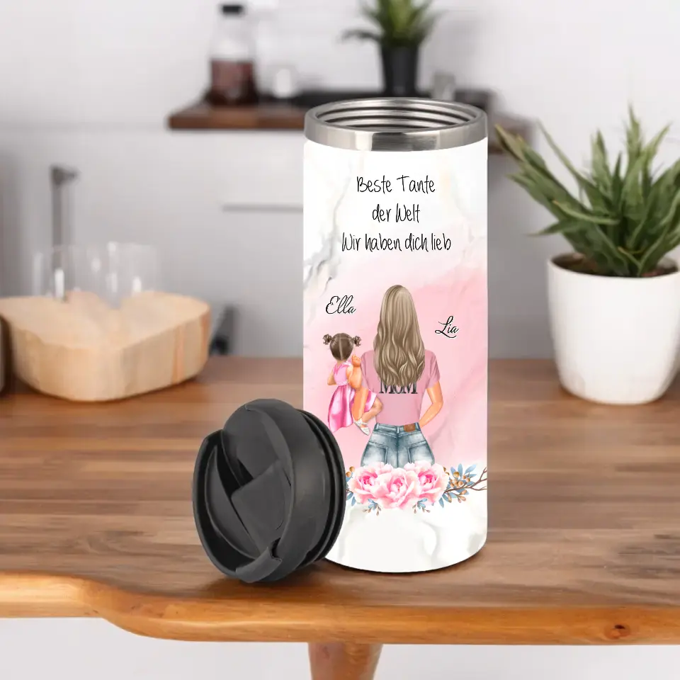 Mama mit Baby Tasse / Thermobecher