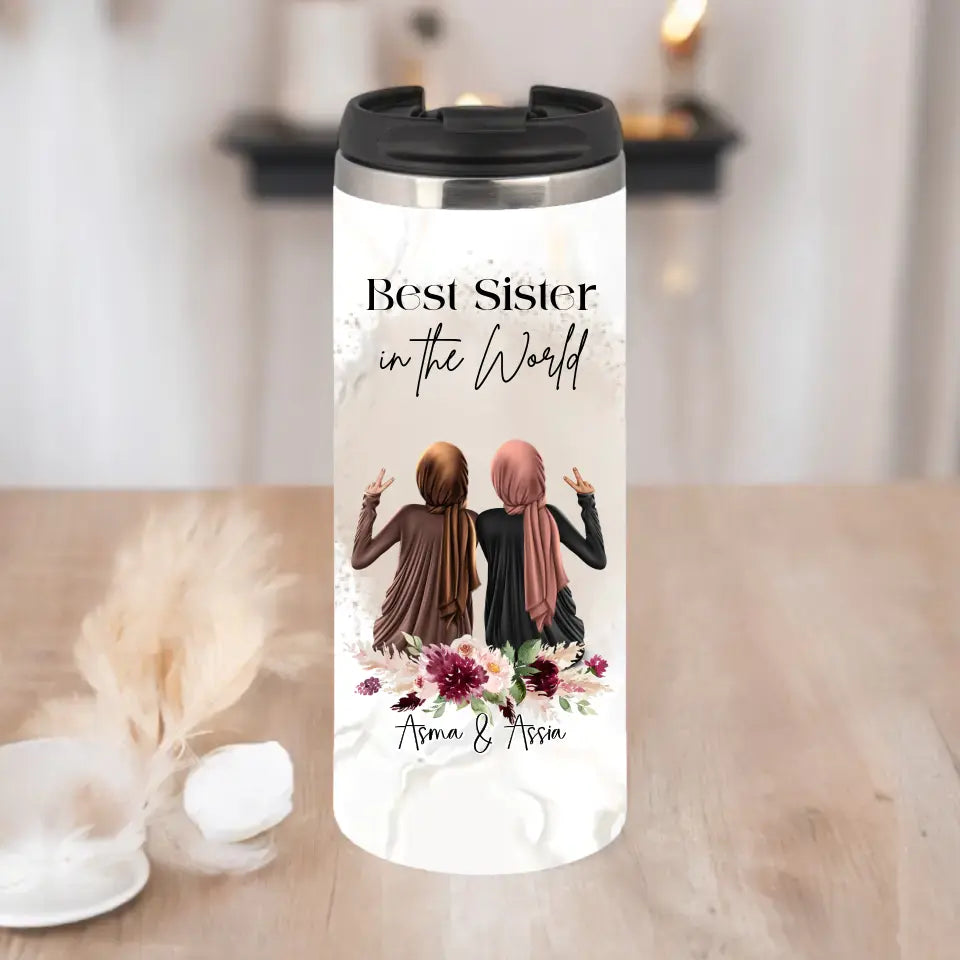 Hijab/Haare 2-4 Freundinnen Tasse / Thermobecher