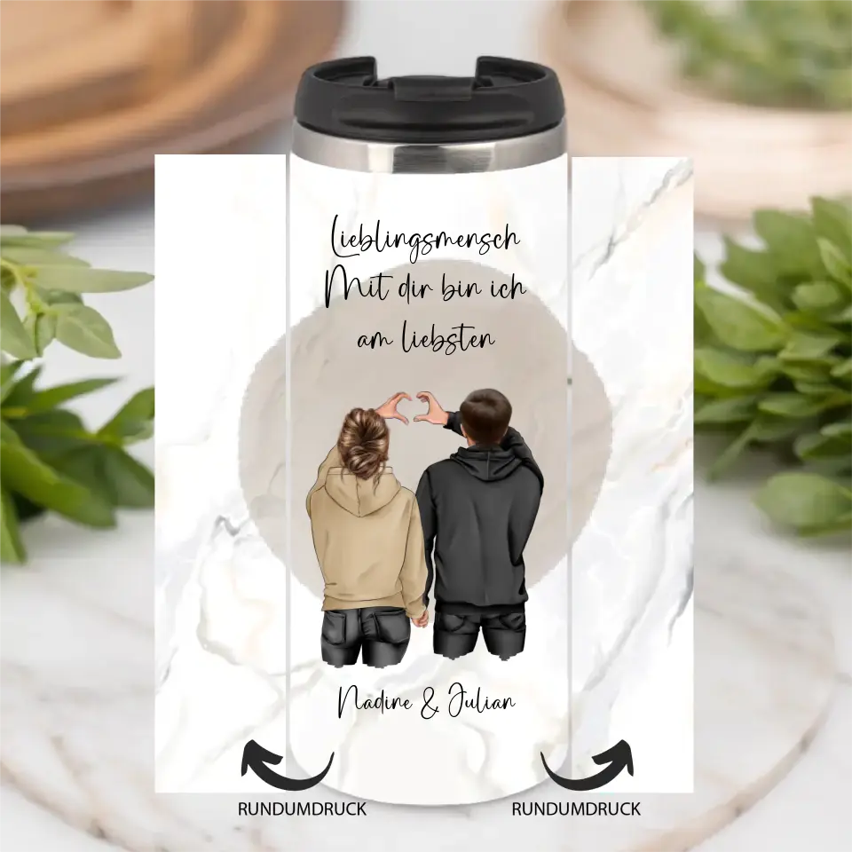 Couple Tasse / Thermobecher