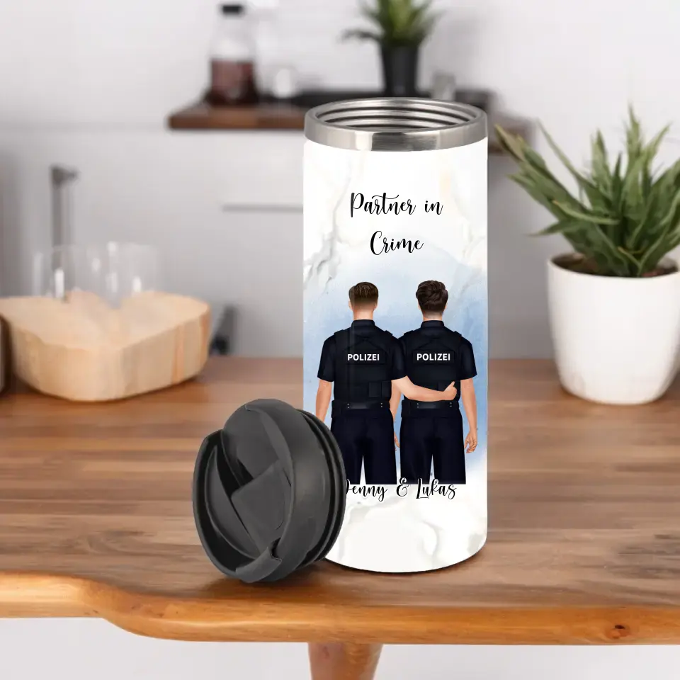 2-3 Polizisten Tasse / Thermobecher