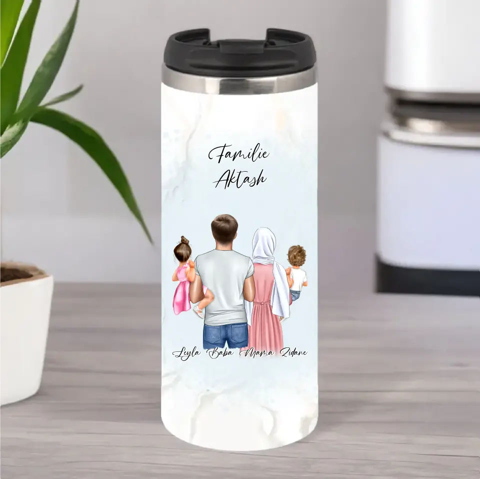 Familie mit 1-2 Kindern Tasse / Thermobecher