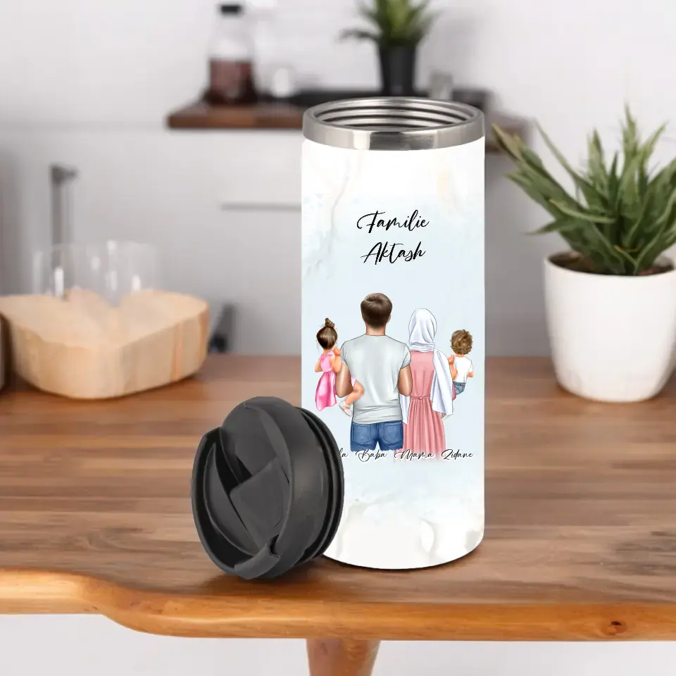 Familie mit 1-2 Kindern Tasse / Thermobecher