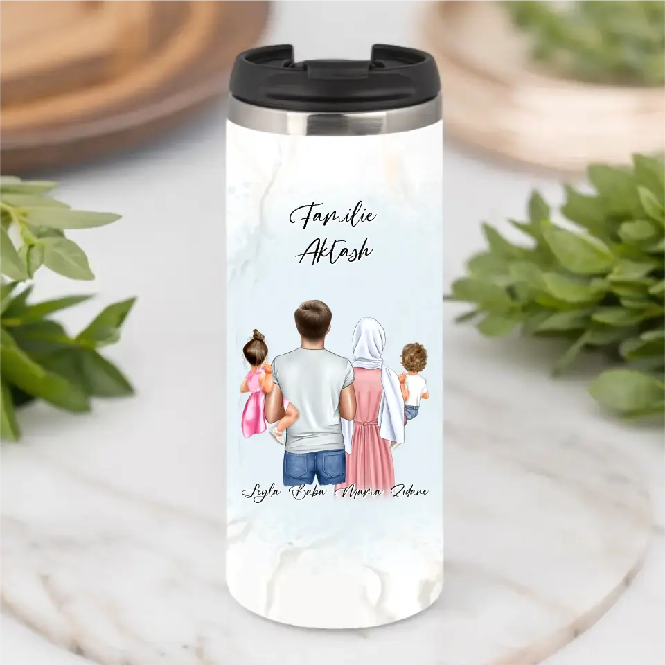 Familie mit 1-2 Kindern Tasse / Thermobecher