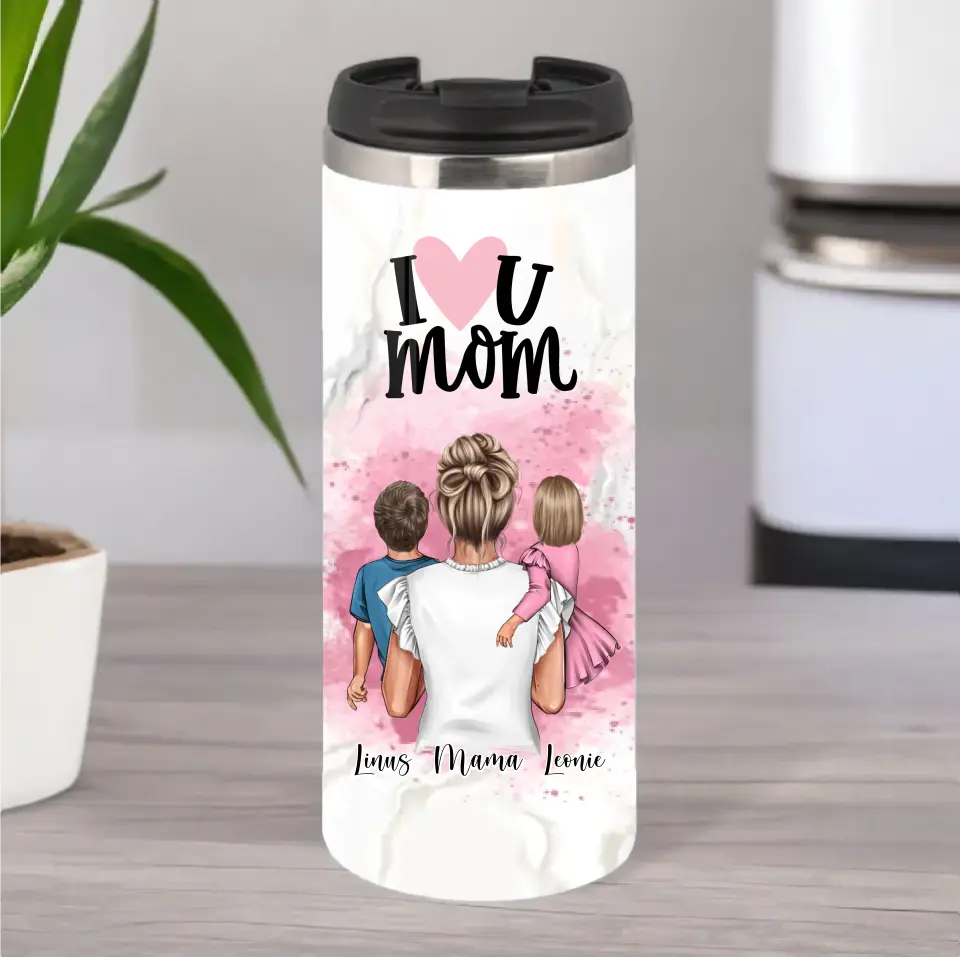 Mama & 1-2 Kinder Tasse / Thermobecher