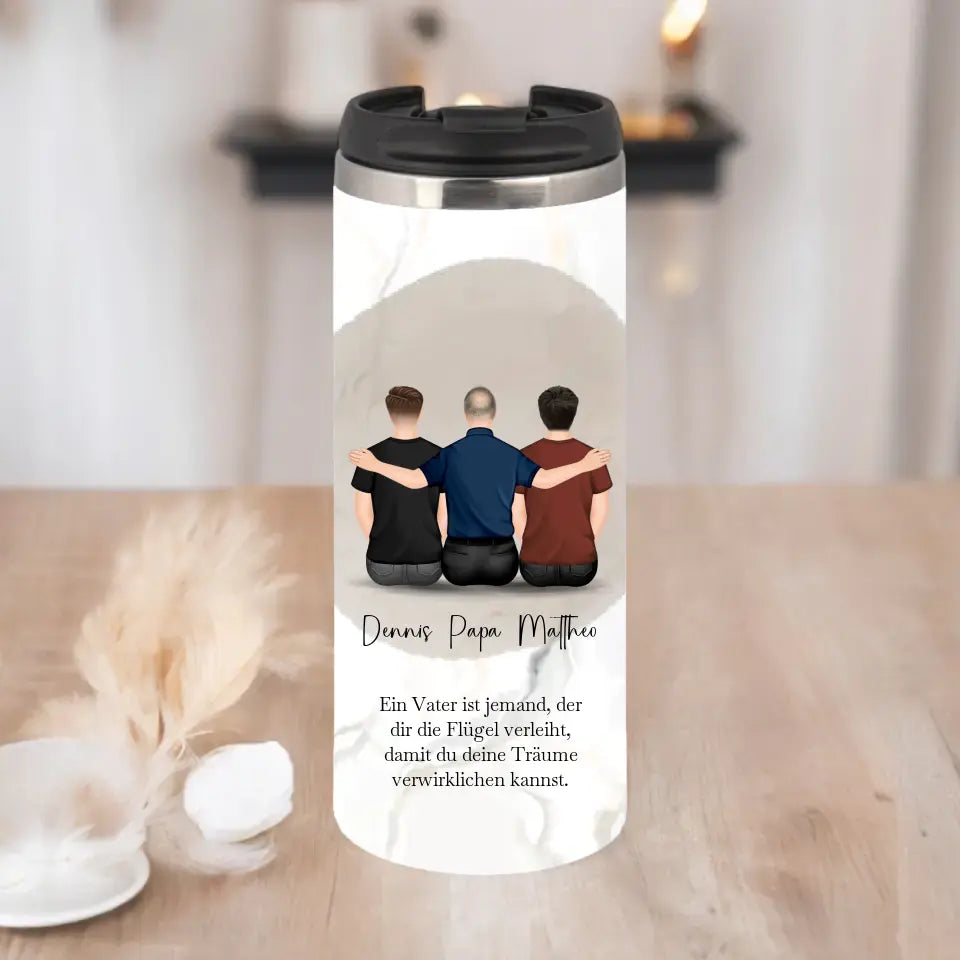 Vater & 1-2 Söhne Tasse / Thermobecher