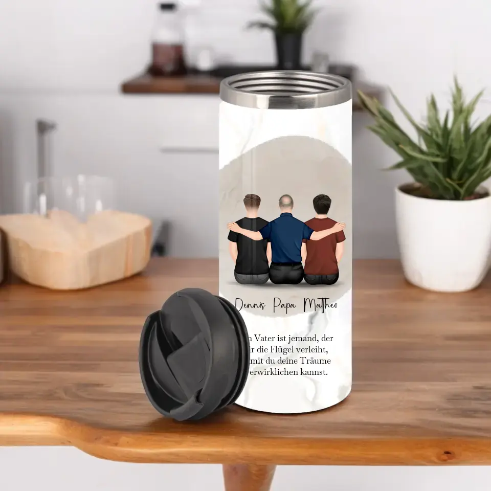Vater & 1-2 Söhne Tasse / Thermobecher