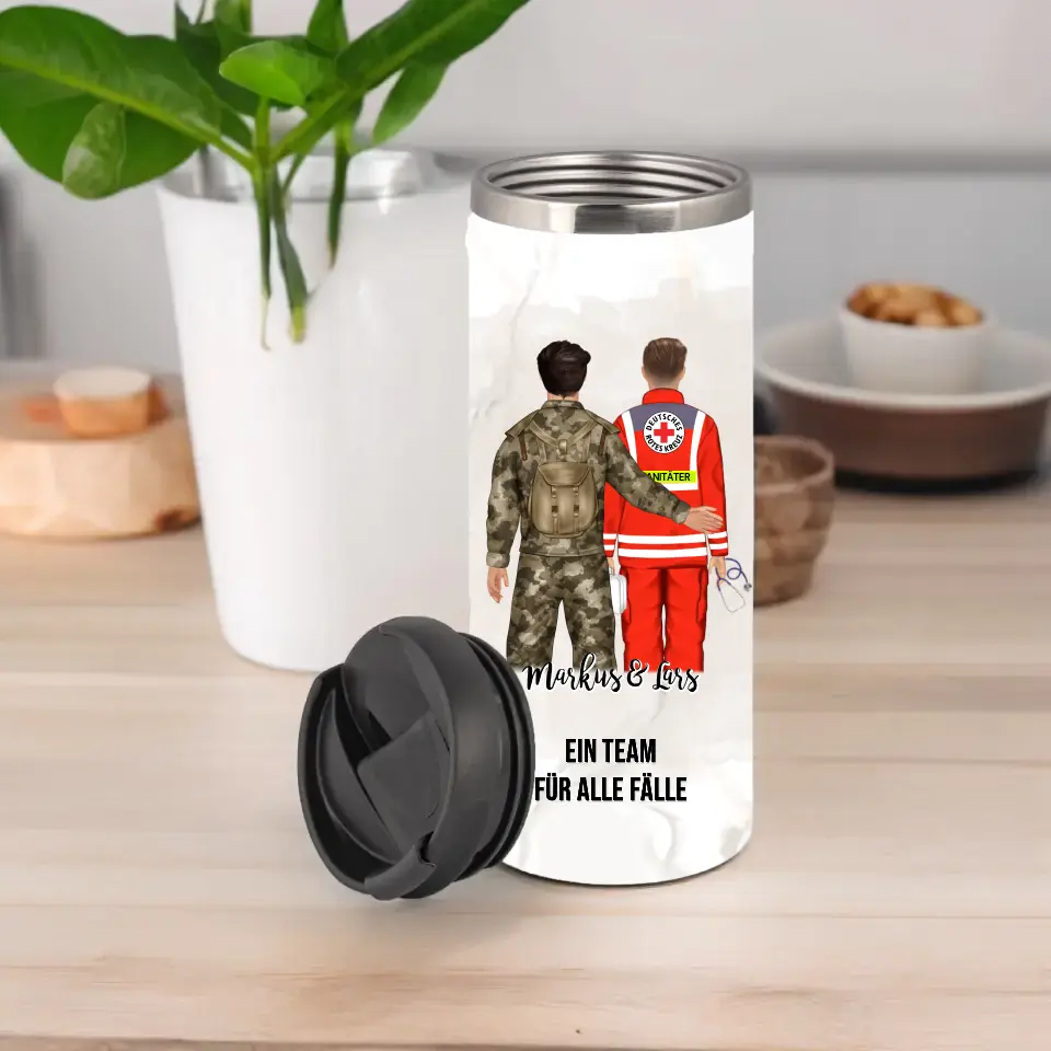 Soldat/in & Sanitäter Tasse / Thermobecher