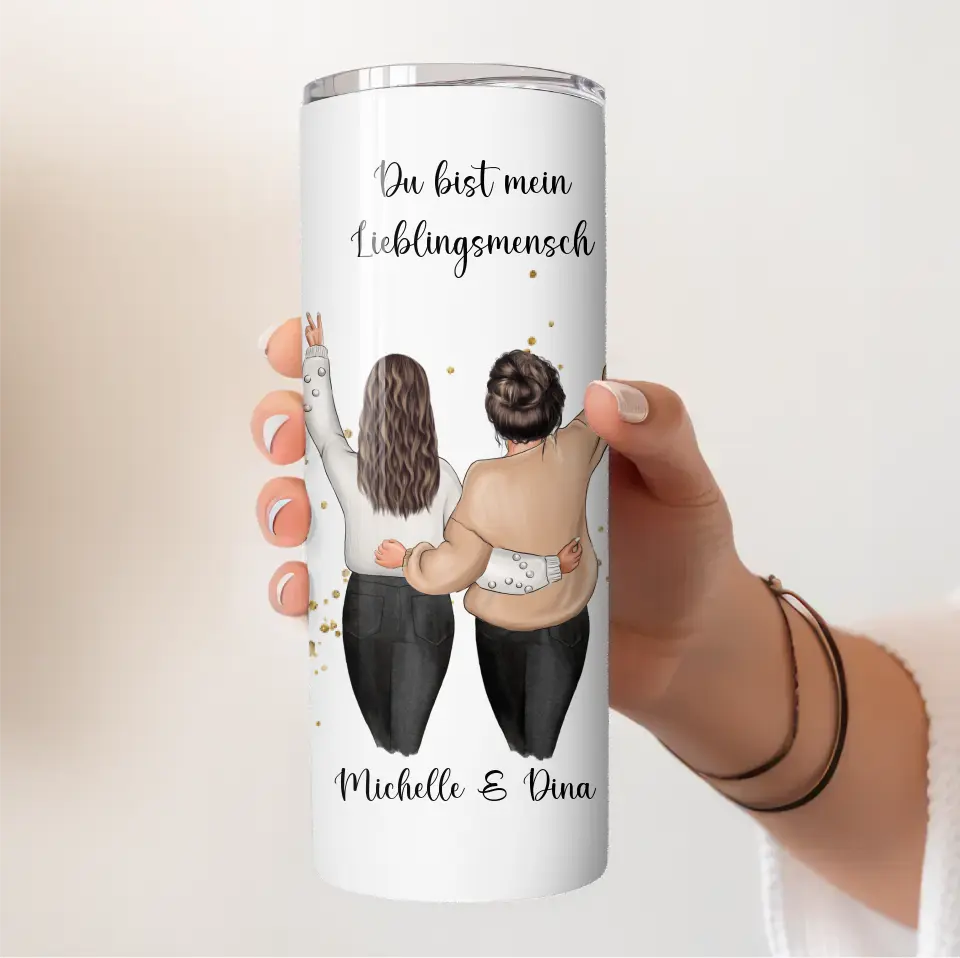 Freundin Tasse / Thermobecher