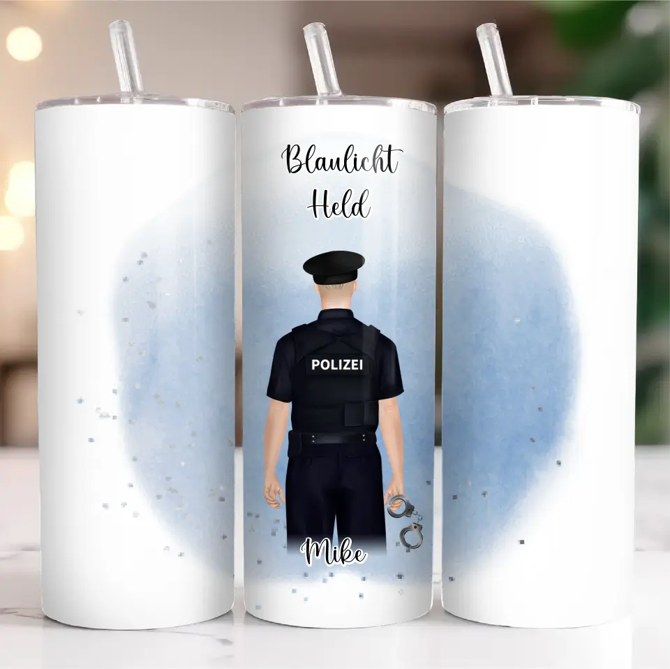 Polizist/Polizistin Tasse / Thermobecher